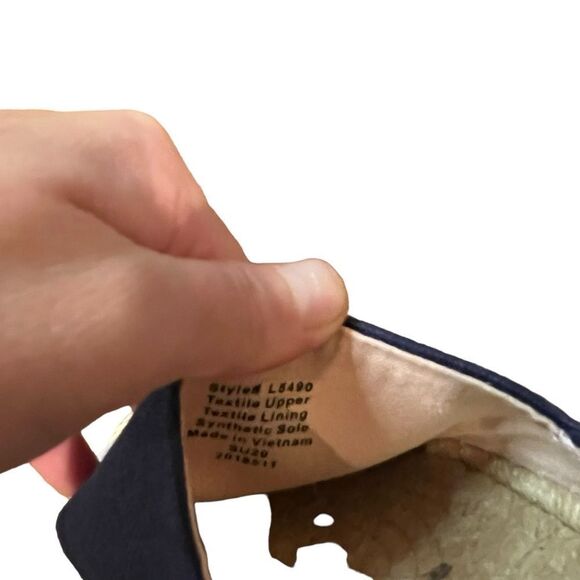 J. Crew Navy and White Espadrilles - Picture 6 of 14